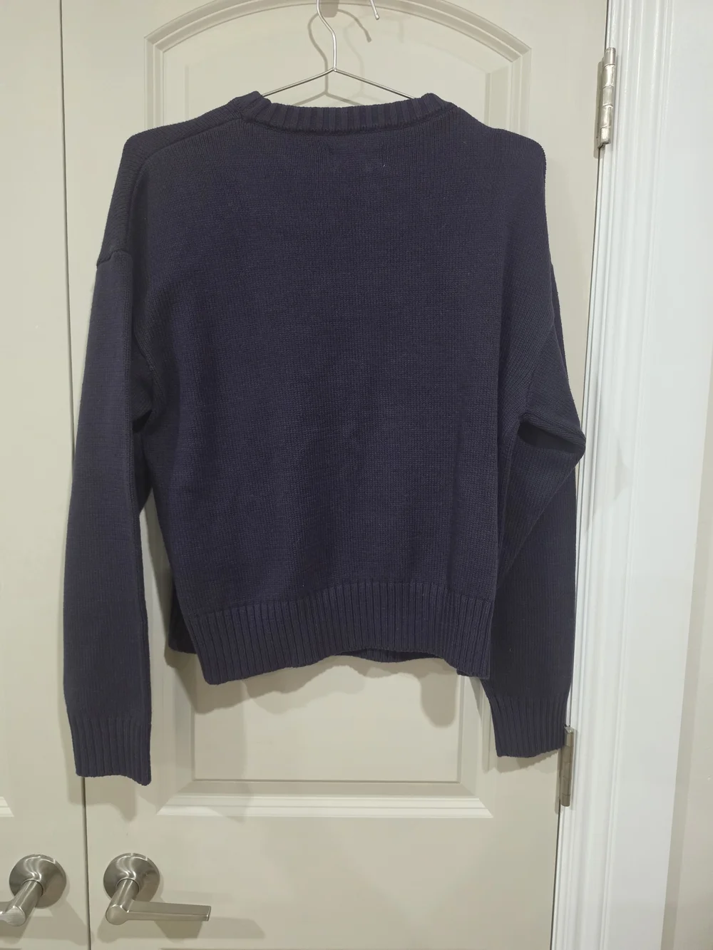 Anthropologie black crewneck